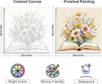 Yezavesu 4 Pack Framed Paint by Numbers Kit - Image 3
