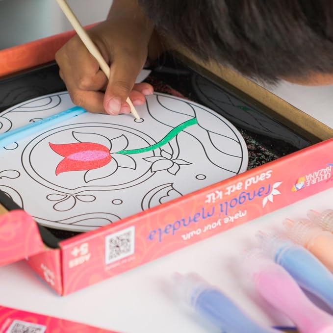 Kulture Khazana: Make Your Own Rangoli Mandala Sand Art Ki - Image 6