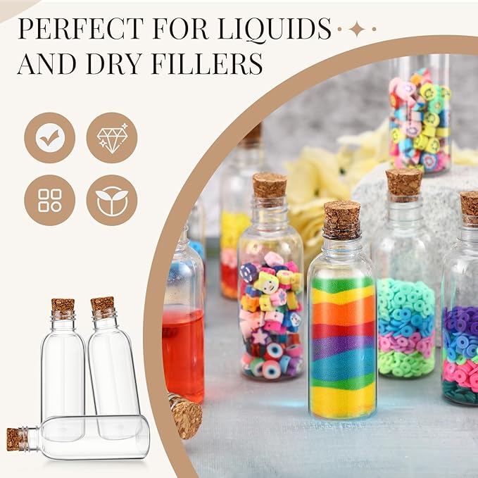 Bokon 30 Pcs 2 oz Sand Art Bottles - Image 5