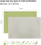 24" x 36" Self Healing Cutting Mat: Double Sided Sewing Cutting Mat Craft - Image 3