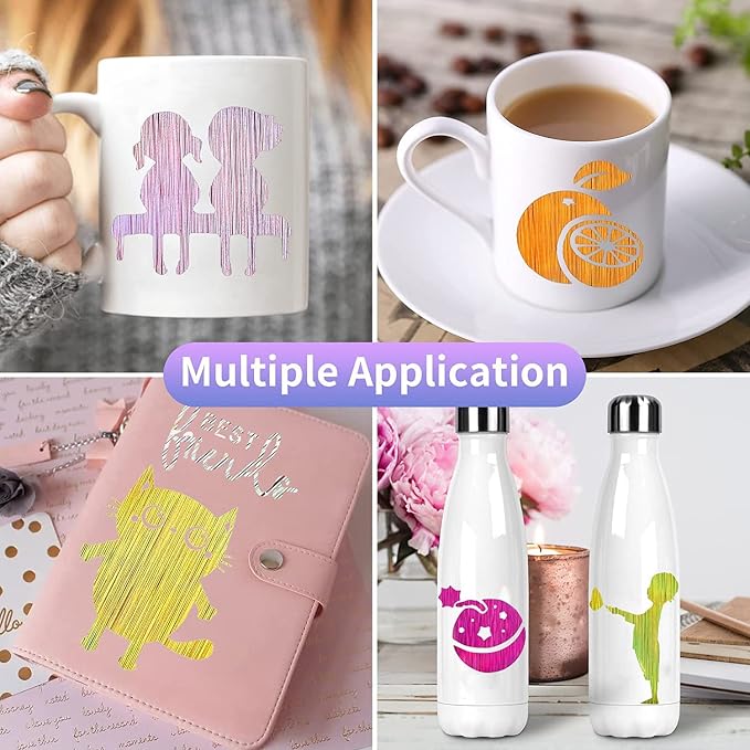 Lya Vinyl Permanent Adhesive Vinyl Bundle 10 Pack Brushed Self Adhesive Vinyl - Image 7