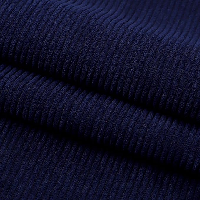 Corduroy Fabric Solid Plain Thick DIY Sewing Crafts Materials Stretch Corduroy by Mintao