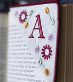 Personalized Embroidered Corner Mark, 4 Pack, Finished Initial Felt Bookmark - Image 8