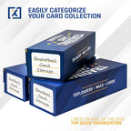 HOMEXPRO Easy Fold Trading Card Storage Box Magnetic Lid | Toploader Storage - Image 4