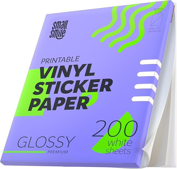 Premium Printable Vinyl Sticker Paper by SMALLSMILE