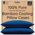 Bambaw 100% Viscose Derived from Bamboo Pillowcase Standard Size – Set of 2 by Bambaw