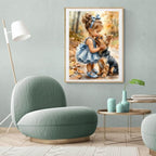 EIBEILI Diamond Art Kits for Adults, Girl and Dog Diamond Painting Kits for - Image 4