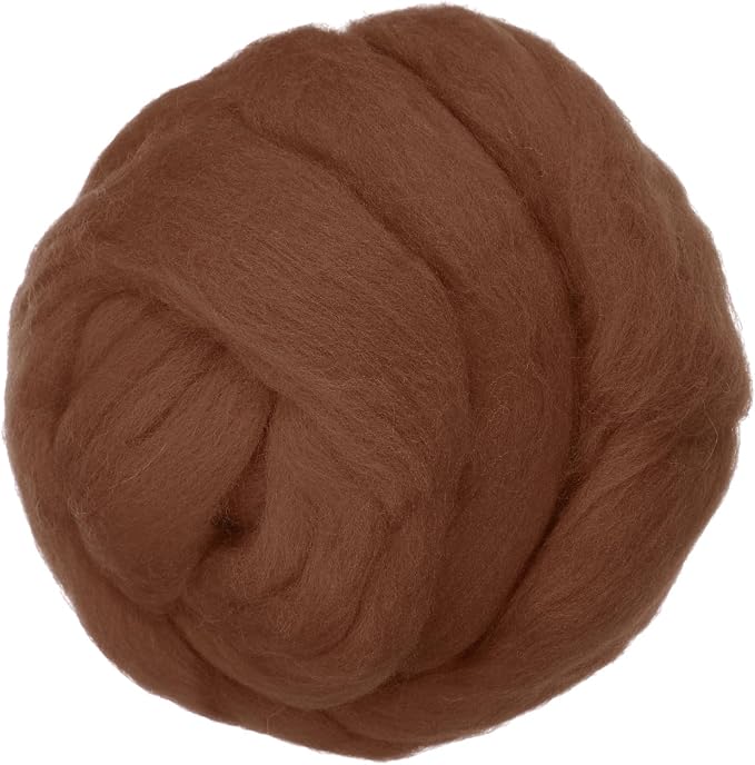 PATIKIL Wool Roving Yarn, 80G/2.82OZ Soft Felting Wool Pure Chunky Roving Yarn by PATIKIL