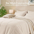 JOLLYVOGUE Queen Comforter Set, Ultra-Soft Bed in a Bag Queen Size 7 Pieces - Image 4