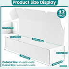 12-Pack 1100 Count Trading Card Storage Box, Sports Trading Card Boxes - Image 2