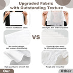 100 Pcs10x10 Inches Cotton Fabric Squares Precut Quilting Fabric Bundles White - Image 4