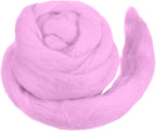 MECCANIXITY Wool Roving Yarn Soft Felting Wool 50g/1.76oz Pure Chunky Roving by MECCANIXITY