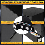 Trading Card Storage Box, Includes 24-600 CT Boxes & Card Dividers, + Trading - Image 5