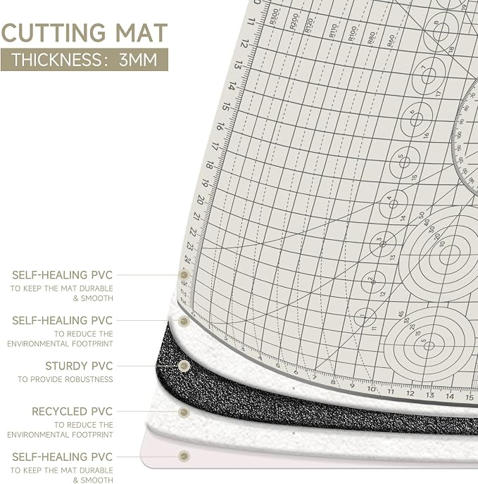 KEARING Large A2 Self-Healing Cutting Mat - Image 3