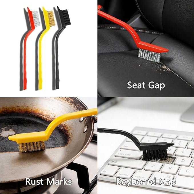 Crevice Cleaning Brush, Tight Spaces & More 12pcs - Image 6