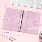 A5 Kpop Photocard Binder with 30 Pack 4-Pocket Card Pages, 6 Ring A5 Binder - Image 6