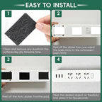 56Pcs Heavy Duty Double Sided Adhesive Pads, 3mm Thick Black Foam Mounting Tape - Image 3