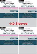 Sleeve Kings Small Square Card Sleeves 70 X 70 mm by SleeveKings