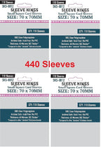 Sleeve Kings Small Square Card Sleeves 70 X 70 mm by SleeveKings