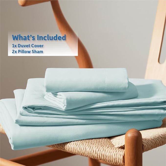 Nestl Light Blue Duvet Cover Queen Size - Image 9