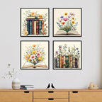 Yezavesu 4 Pack Framed Paint by Numbers Kit - Image 2