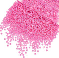 qiipii 7200PCS 3mm Small Hot Pink Half Round Pearls by qiipii