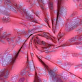 E-Tailor® Indian Ethnic 100% Cotton Voile Running Hand Block Print Natural by E-Tailor