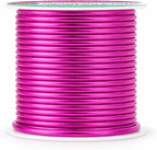 Mandala Crafts 13 Gauge Magenta Anodized Aluminum Craft Wire, 60 FT | Colored - Image 2