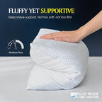 Blue Ridge Home Fashions Cooling Bed Pillows King Size Set of 2, Reversible - Image 6