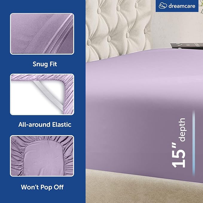 DREAMCARE King Size Sheets Set - Image 6