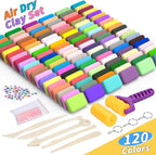 169 Pcs Air Dry Clay 120 Colors Modeling Model Magic Clay - Image 2