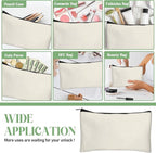 Legigo Blank Canvas Bag Zipper Pouch Makeup Bags Bulk - Image 5