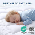 YUGYVOB Mattress Pad Extra Thick, and Breathable Full Size Mattress Topper - Image 5