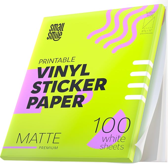 Premium Printable Vinyl Sticker Paper by SMALLSMILE