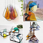 LITMIND 12 Sheets Smooth Transparent Stained Glass Sheets – Warm & Bright Color - Image 4
