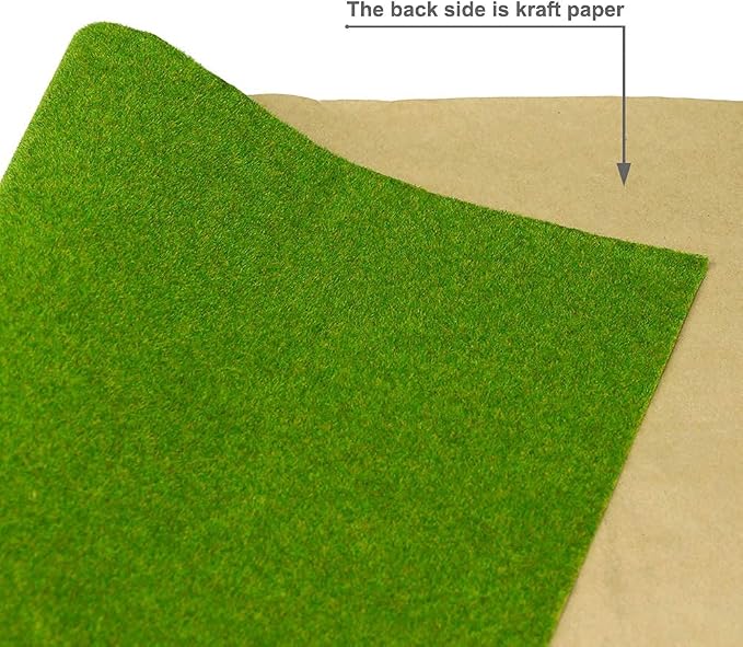 CP138 Artificial Model Grass Mat Trains Grass Green 40 x 100cm or 15.7"x 39"for - Image 4
