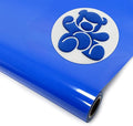 DUEUIOE Blue Puff Vinyl Heat Transfer 12Inch x 6Ft, Puff Htv by Unknown