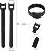 MVYC 150PCS 8 Inch Cable Ties Reusable Multi-Purpose Wire Ties Cord Organizer - Image 2