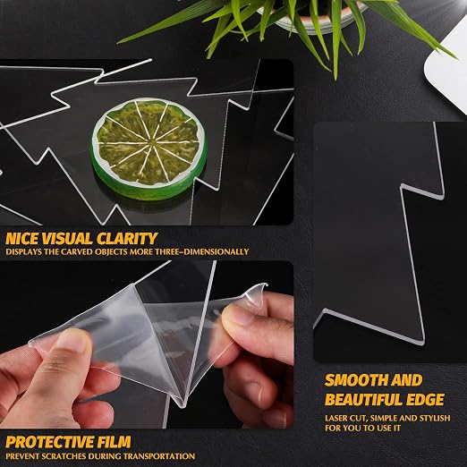 6 Pieces 2 mm Acrylic Sheet Transparent LED Film - Image 4