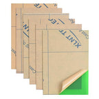 6 PCS Transparent Green Cast Acrylic Sheets 8" x 12" x 0.118", Plexiglass by MaterialsParts