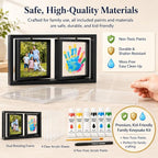 Family Handprint Frame Kit, Dual Rotating Photo & Handprint Display, DIY - Image 5