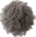 Keedolla Black Sea Glass for Crafts - 40 OZ Flat Frosted Seaglass Pieces by Keedolla