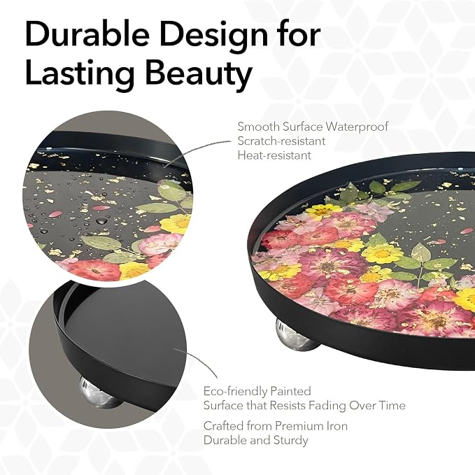 Auraeve All-in-One Craft Resin Tray Kit, 9.8" | Create Real Flower Tray - Image 5