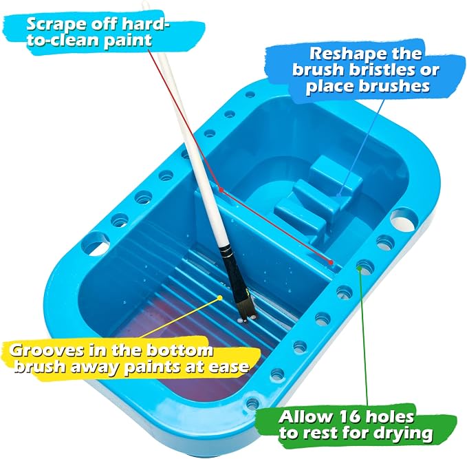 MyLifeUNIT Paint Brush Cleaner, Paint Brush Holder and Organizers - Image 2