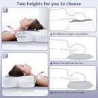 A-Pce Cervical Pillow for Neck and Shoulder, Contour Memory Foam Pillow - Image 4