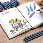 iBayam Colored Fineliner Pens 36 Pack, 0.38mm Fine Point, Bullet Journaling | - Image 7