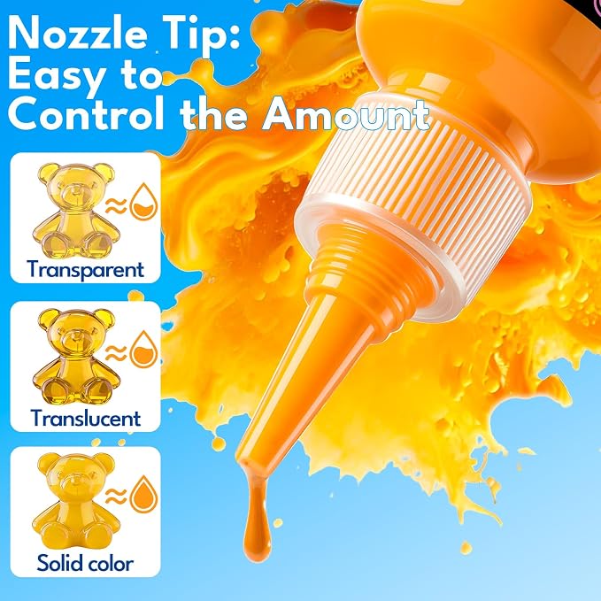 LET'S RESIN 8-Color Resin Pigment Paste, 8 * 1.06oz Concentrated Color | Epoxy - Image 3