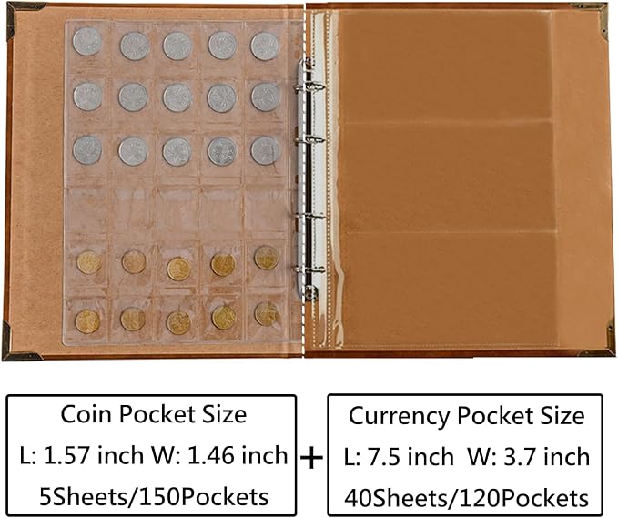 Currency Album + Coin Collecting Album - Image 2