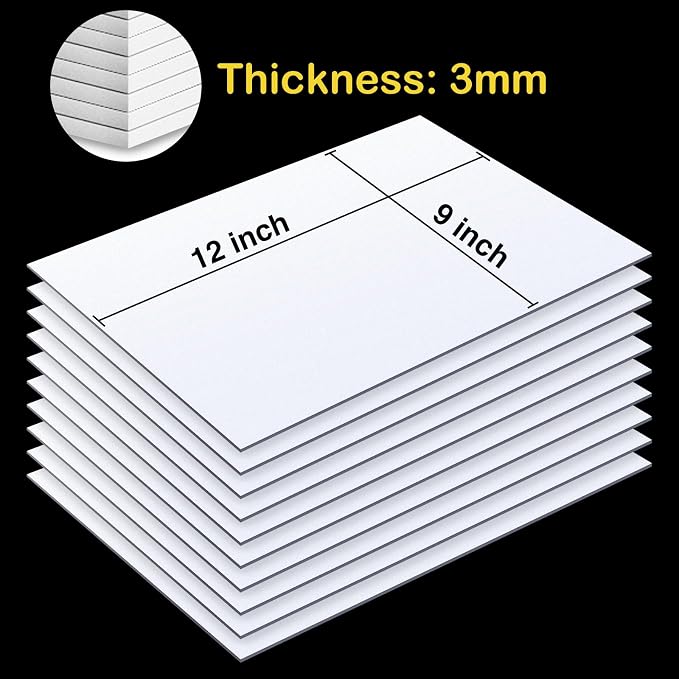 MEARCOOH 3mm Self Adhesive Foam Sheets Crafts - Image 2