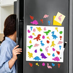 681 Pcs Glitter Foam Stickers, Dinosaur Shapes Stickers, 7 Sheets Colorful 3D - Image 5